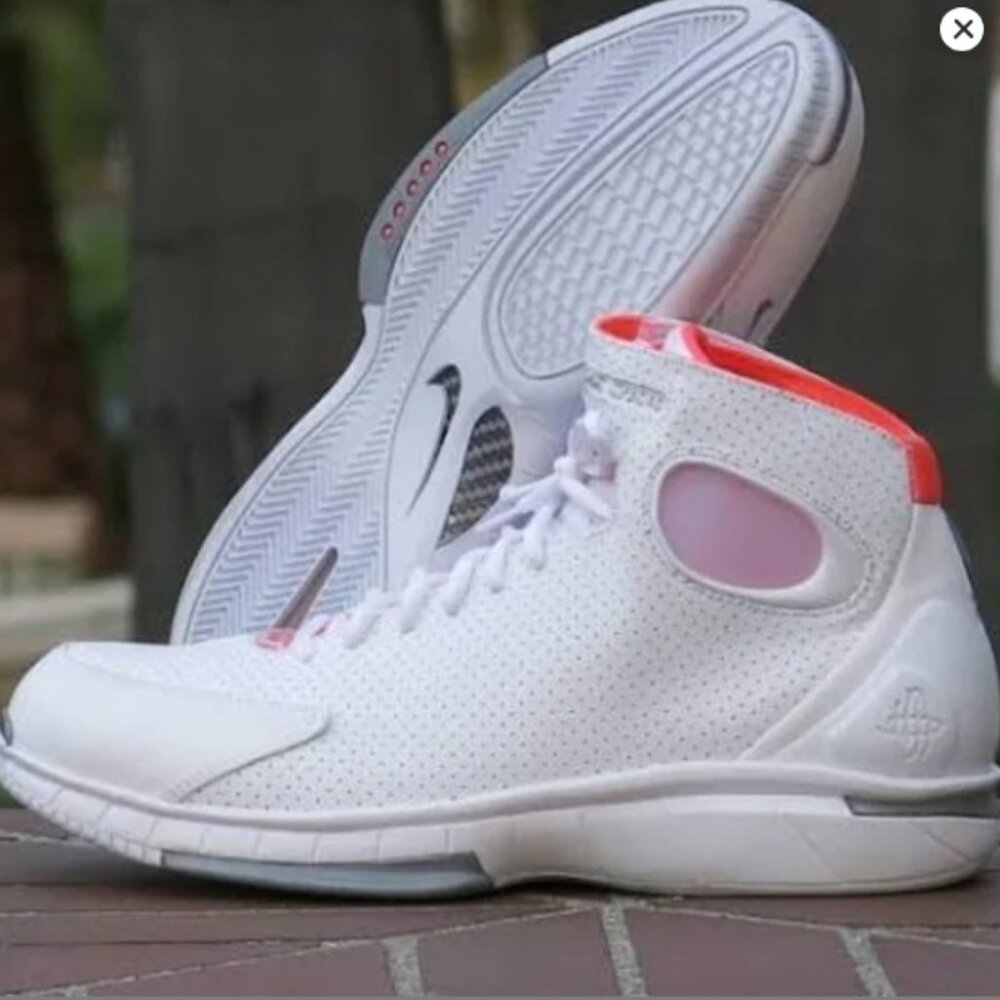 Nike Zoom Huarache 2K4 KOBE (2016) White Hot Lava 308475-102 Sz 8.5 🆕⌚📦🏃💨🚚